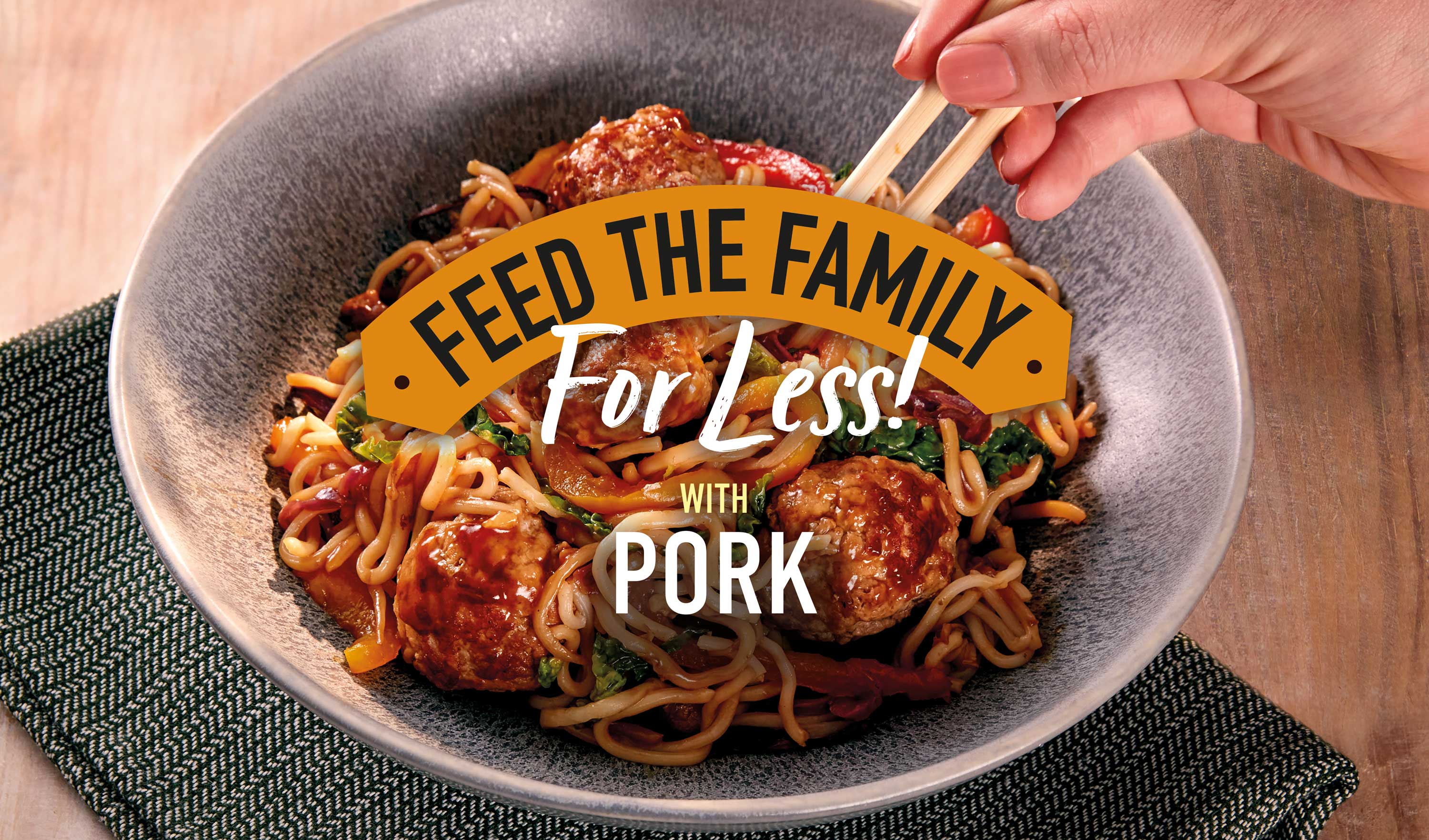 Pork autumn feed family for less hoisin banner